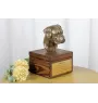 Boxer, German Boxer I - urn for dog ashes with a statuette, small urn for a dog, personalized urn with a bust of a dog by Art-Dog brand
