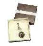 Briard, Berger de Brie - keychain in a box, own photo, keychain pendant from Art-Dog brand