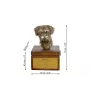 Boxer, German Boxer I - urn for dog ashes with a statuette, small urn for a dog, personalized urn with a bust of a dog by Art-Dog brand