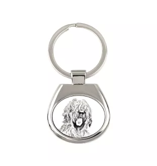 Briard, Berger de Brie - keychain with a dog, keychain with a print, personalized pendant from the Art-Dog brand