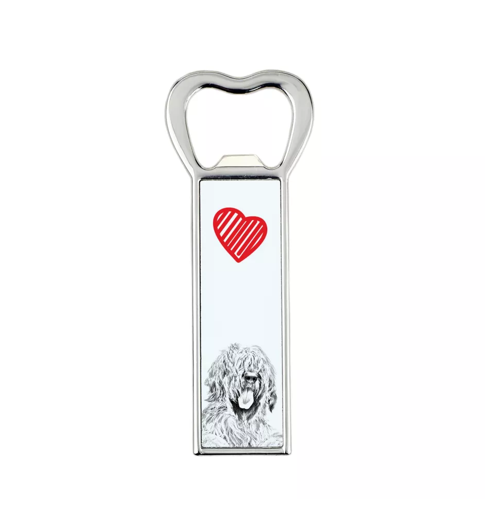 Briard, Berger de Brie - Flaschenöffner mit Hund, personalisierter Flaschenöffner für den Kühlschrank, ein einzigartiges Geschenk für Männer von der Marke Art-Dog