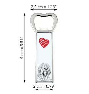 Briard, Berger de Brie - Flaschenöffner mit Hund, personalisierter Flaschenöffner für den Kühlschrank, ein einzigartiges Geschenk für Männer von der Marke Art-Dog