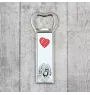 Briard, Berger de Brie - Flaschenöffner mit Hund, personalisierter Flaschenöffner für den Kühlschrank, ein einzigartiges Geschenk für Männer von der Marke Art-Dog