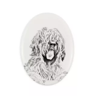 Owczarek francuski Briard płyta nagrobna ze zdjęciem psa Art-Dog