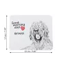 Briard, Berger de Brie - mouse pad with print, personalized dog-themed mouse pad, unique gadget for an office worker by Art-Dog brand