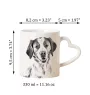 Bretonischer Spaniel, Bretonischer Vorstehhund, Brittany - Tasse mit Hund, entzückende Tasse mit herzförmigem Henkel, universelles Geschenk der Marke Art-Dog