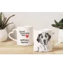 Brittany Spaniel, Brittany Wiegref - cup with a dog, adorable cup with a heart-shaped handle, universal gift from the Art-Dog brand