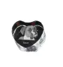 Boxer, German Boxer I - a photo of a dog in crystal, crystal heart, unique photo frame from the Art-Dog brand