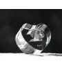 Boxer I - une photo de chien dans un cristal, un cœur en cristal, un cadre photo exceptionnel de la marque Art-Dog
