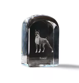 Bokser kryształ pieczątka pięczątka z psem Art-Dog