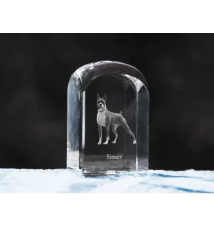 Bokser kryształ pieczątka pięczątka z psem Art-Dog