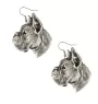 Boxer I - boucles d'oreilles pendantes avec des chiens, bijoux charmants pour maman de chien, cadeau pour fille de la marque Art-Dog