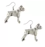 Boxer, Deutscher Boxer II - Hängende Ohrringe mit Hunden, entzückender Schmuck für Hunde-Mama, Geschenk für Mädchen von der Marke Art-Dog
