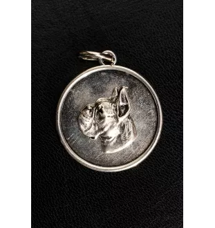 Boxer, Deutscher Boxer I - Halskette mit Hund, Anhänger für Hundemama, einzigartiger Schmuck der Marke Art-Dog