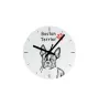 Briard, Berger de Brie - Wanduhr mit Hund, Regal Uhr mit Druck, personalisierte Hausdekoration von Art-Dog.