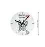 Berger de Brie, Briard - horloge murale avec chien, horloge de table avec impression, décoration personnalisée de la maison de la marque Art-Dog