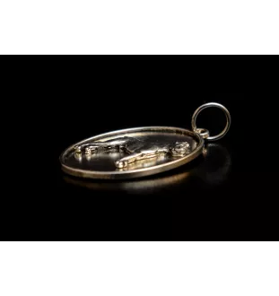 Boxer II - collier avec chien, pendentif pour maman de chien, bijoux uniques de la marque Art-Dog