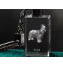 Berger de Brie, Briard - Porte-clés en cristal avec photo de chien, porte-clés lumineux, cadeau unique de la marque Art-Dog