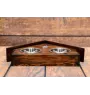 Boxer III - support en bois avec des bols pour chien, bols pour chien décoratifs, cadeau pour l'adoption d'un chien de la marque Art-Dog