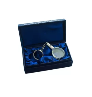 Briard, Berger de Brie - pendant with a photo of a dog, crystal key ring in a gift box, a unique gift by Art-Dog