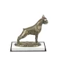 Bokser statuetka na białym drewnie Art-Dog