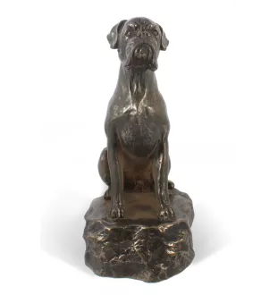 Bokser statuetka na białym drewnie Art-Dog