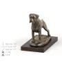 Bokser statuetka na jasnym kamieniu Art-Dog
