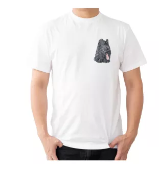 Berger de Brie, Briard - écusson en forme de chien, patch brodé, décoration unique pour sac à dos de la marque Art-Dog