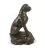 Boxer IV - une statuette de chien, une figurine en marbre blanc, un trophée pour l'exposition de chiens de la marque Art-Dog
