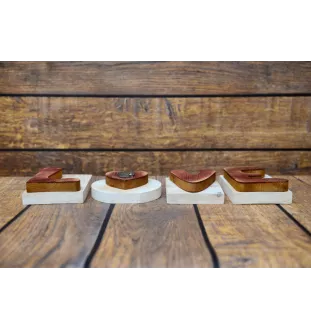 Briard, Berger de Brie - wooden LOVE sign, interior decoration with a dog, charming ornament for the shelf by Art-Dog brand