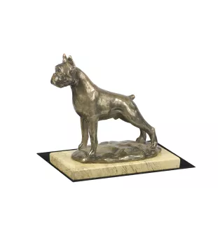 Bokser statuetka na piaskowym kamieniu Art-Dog