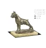 Boxer, Deutscher Boxer I - Hundestatue, Hundesilhouettefigur, Trophäe für die Hundeausstellung der Marke Art-Dog
