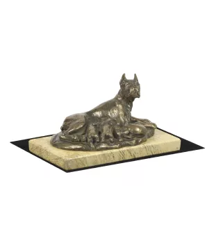 Boxer II - statuette de chien, figurine de silhouette de chien, trophée pour exposition de chiens de la marque Art-Dog
