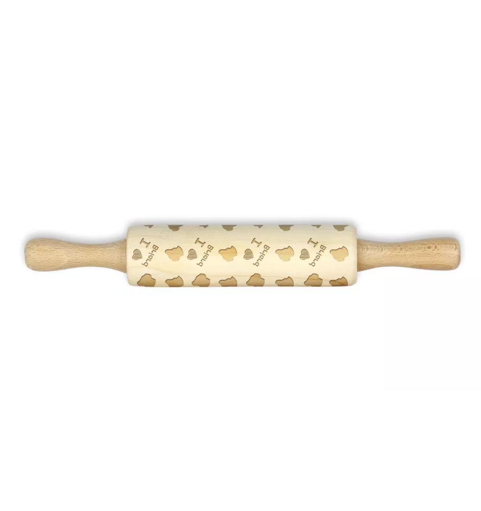 Owczarek francuski Briard wałek z głową psa mały Art-Dog