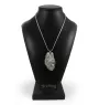Berger de Brie, Briard I - un collier avec un chien, un pendentif de chien sur une chaîne en argent, un bijou unique de la marque Art-Dog