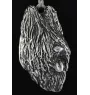 Briard, Berger de Brie I - Halskette mit Hund, Hundeanhänger an einer silbernen Kette, einzigartiger Schmuck der Marke Art-Dog