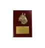 Boxer, Deutscher Boxer - Flachrelief eines Hundes, kleiner Dekor, realistische Plakette mit Hund von der Marke Art-Dog