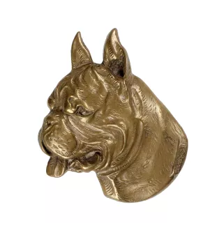 Boxer, German Boxer - bas-relief of a dog, small decoration, realistic plaque with the Art-Dog brand
