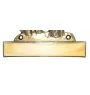 Briard, Berger de Brie - Haustürschild mit Hund, Messingschild mit Namen, personalisiertes Türschild mit Markennamen Art-Dog