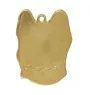 Owczarek francuski Briard brelok i naszyjnik pozłacane w pudełku Art-Dog