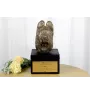 Briard, Berger de Brie - an urn with an engraving and a sculpture of a dog, a handmade product by the Art-Dog brand.