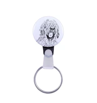 Briard, Berger de Brie - keychain with a dog portrait, pendant with the brand's own Art-Dog graphics