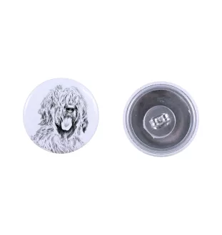 Berger de Brie, Briard - boucles d'oreilles uniques avec un chien, votre animal de compagnie sur un porte-clés, marque propre Art-Dog