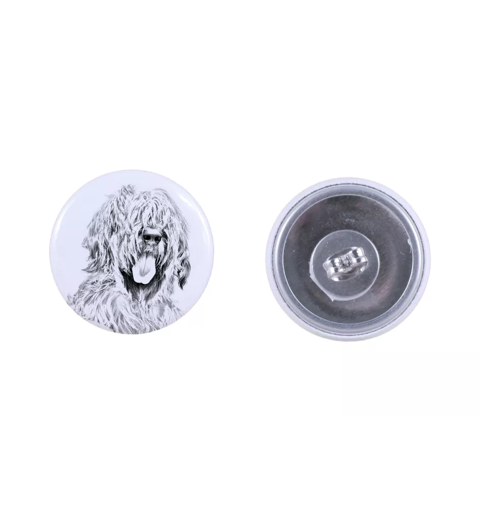 Briard, Berger de Brie - unique dog earrings, your pet on a keychain, Art-Dog's own brand