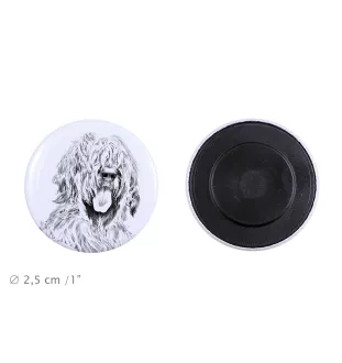 Owczarek francuski Briard magnes z psem mały Art-Dog