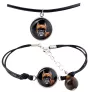 Boxer, German Boxer III - a set of jewelry with your photo, handmade set, bracelet and necklace by Art.-Dog brand