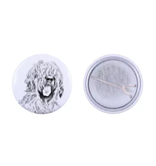 Briard, Berger de Brie - pin with your dog, add your own photo, Art-Dog brand