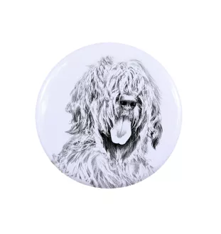 Briard, Berger de Brie - pin with your dog, add your own photo, Art-Dog brand