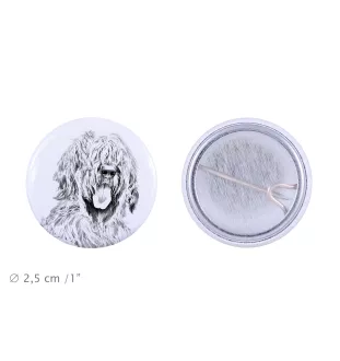 Briard, Berger de Brie - pin with your dog, add your own photo, Art-Dog brand