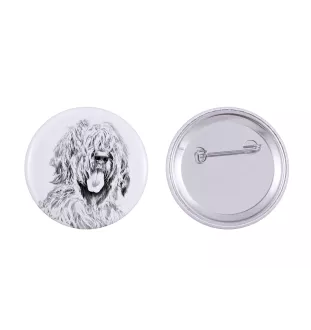 Berger de Brie, Briard - badge avec votre chien, ajoutez votre propre photo, marque Art-Dog